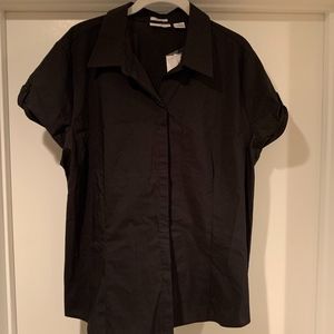 Liz Claiborne Shirt Sleeve Button Down Shirt XL